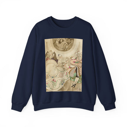 Sur talons rouges (On Red Heels) pl 01 by Gerda Wegener Heavy Blend™ Crewneck Sweatshirt