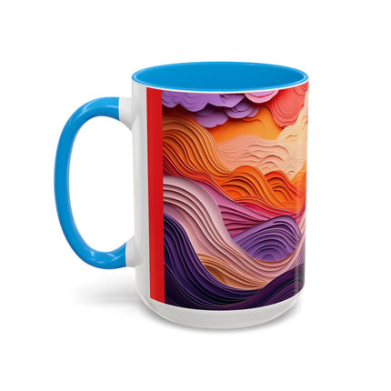Dramatic Sunset Sky Colorful Mugs (11oz, 15oz)