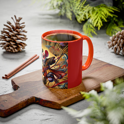 Theatrical Mouse on a Mission Colorful Mugs (11oz, 15oz)