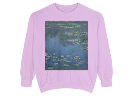 Water Lilies by Claude Monet Unisex Garment-Dyed Sweatshirt