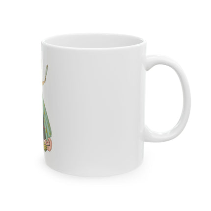 Woman with a Mirror by Umberto Brunelleschi Ceramic Mug 11oz