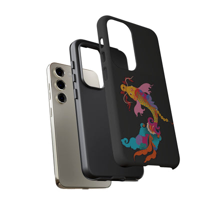 Golden Koi Phone Case – Lucky Swim & Vibrant Fortune