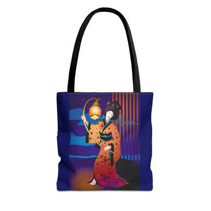 The Enchanting Geisha Tote Bag (AOP)