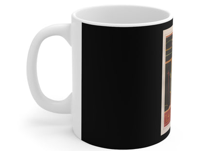 Pompeii Walls Pl.04 by Victor Steeger Ceramic Mug 11oz