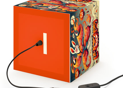 Jack-O’-Lantern Drums & The Kabuki Rabbit Light Cube Lamp