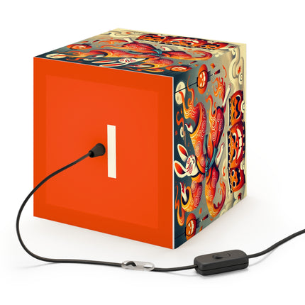 Jack-O’-Lantern Drums & The Kabuki Rabbit Light Cube Lamp