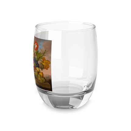 Floral Still Life by Franz Xaver Petter Whiskey Glass