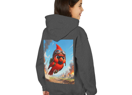 Cardinal Dive Bomber Youth Heavy Blend Hooded Sweatshirt