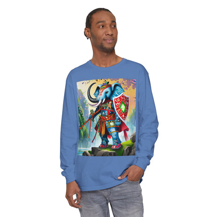 Cyberpunk Elephant Long Sleeve T-Shirt