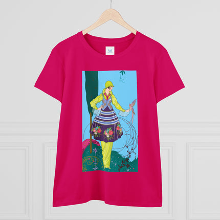 Exquisite Elegance by Umberto Brunelleschi Women's Midweight Cotton Tee