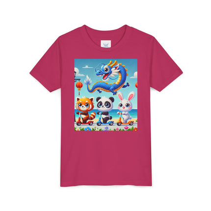 Seaside Scooter Friends Youth Short Sleeve Tee