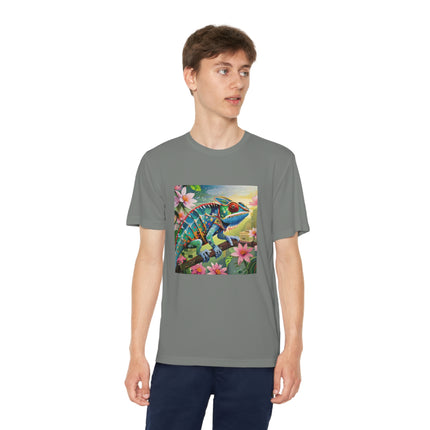 Camouflage Chameleon Youth Competitor Tee