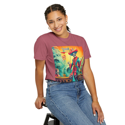 Skeleton Crew of the Misty Seas Unisex Garment-Dyed T-shirt