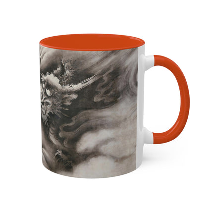 Japanese dragon by Yamada Dōa Colorful Mugs, 11oz