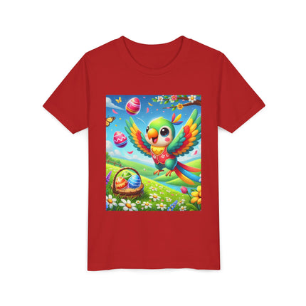 Easter Parrot Youth Short Sleeve Tee
