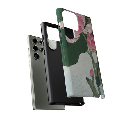 Blooming Lotus Flowers by Ohara Koson Phone Cases