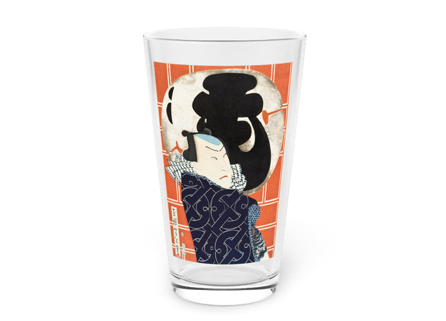 The Actor Bandō Hikosaburō V and the Mo troupe by Tsukioka Yoshitoshi Glass, 16oz