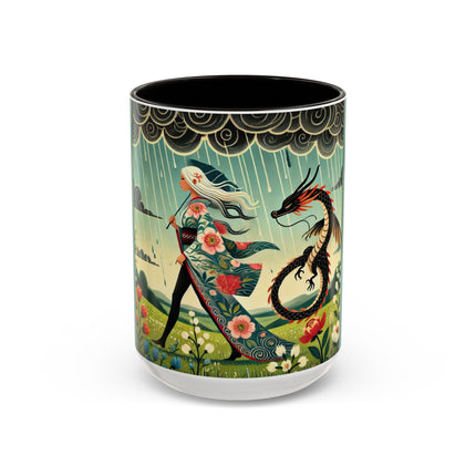 The Dragon Fairy’s Stride Colorful Mugs (11oz, 15oz)