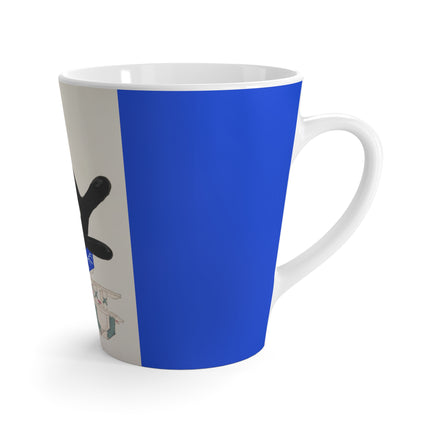 Illustrations of Japanese Toys Pl.009 by Kawasaki Kyosen Latte Mug