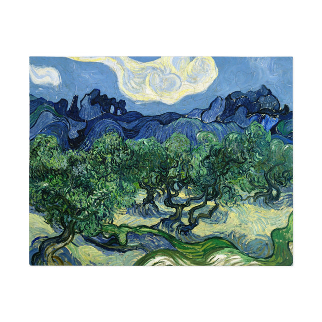 Olive Trees by Vincent Van Gogh Puzzle (30, 110, 252, 500-Piece)