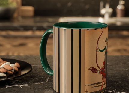 L'Arc Rouge by George Barbier Colorful Mugs (11oz, 15oz)