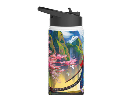 Cyber Samurai Rat Stainless Steel Water Bottle