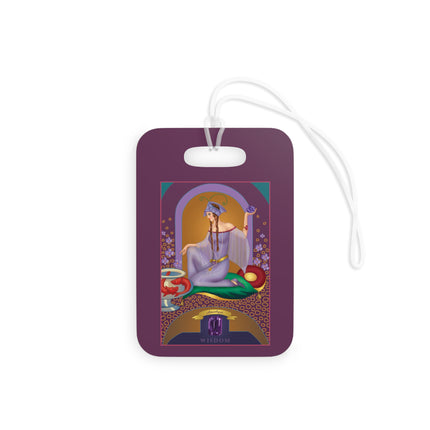 February & Amethyst (from the Gem Series) by Sofia Chiostri Luggage Tags