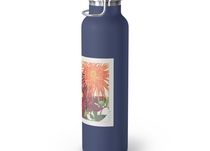 Dahlia by Tanigami Kônan Copper Vacuum Insulated Bottle, 22oz