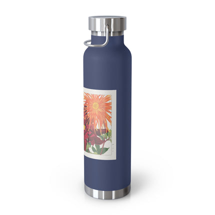 Dahlia by Tanigami Kônan Copper Vacuum Insulated Bottle, 22oz