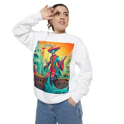 Skeleton Crew of the Misty Seas Unisex Garment-Dyed Sweatshirt