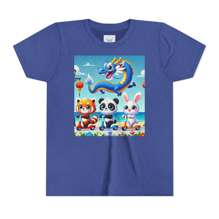 Seaside Scooter Friends Youth Short Sleeve Tee