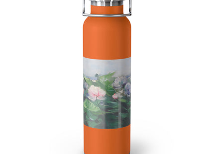 Water Lilies by Karl Hagemeister Copper Vacuum Insulated Bottle, 22oz