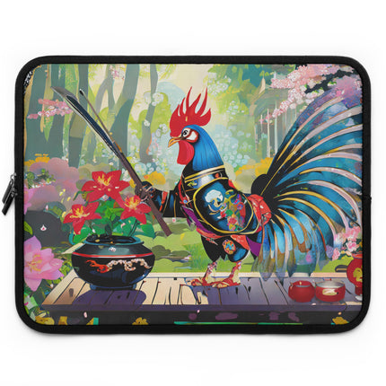 Cyberpunk Rooster Laptop Sleeve