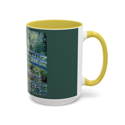 Water Lilies and Japanese Bridge by Claude Monet Colorful Mugs (11oz, 15oz)