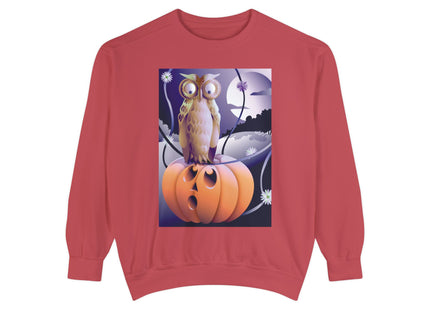The Startled Pumpkin Unisex Garment-Dyed Sweatshirt