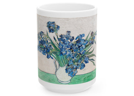 Irises by Vincent Van Gogh Ceramic Mug (11oz, 15oz)