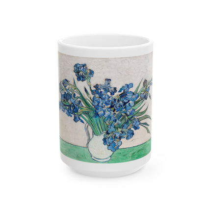 Irises by Vincent Van Gogh Ceramic Mug (11oz, 15oz)