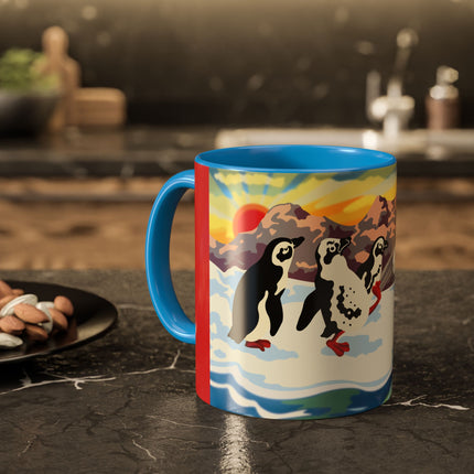 Snowball Shenanigans Colorful Mugs (11oz, 15oz)