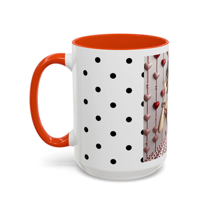Fashionably Yours, XOXO Colorful Mugs (11oz, 15oz)