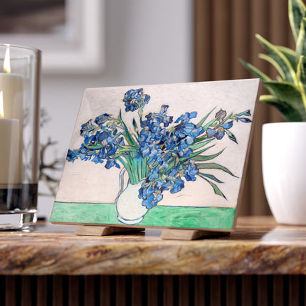 Irises by Vincent Van Gogh Ceramic Tile
