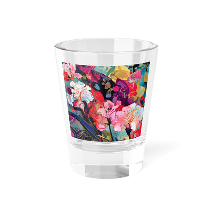 Ethereal Irises Shot Glass, 1.5oz