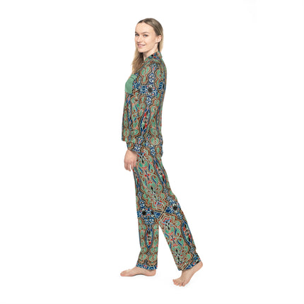 Arabian Ornament by Elizabeth A. Nedwill Women’s Satin Pajamas