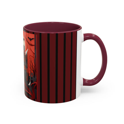 Halloween Night Scene Colorful Mugs (11oz, 15oz)