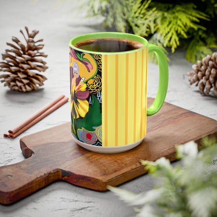 Enchanted Pansy Elegance Colorful Mugs (11oz, 15oz)