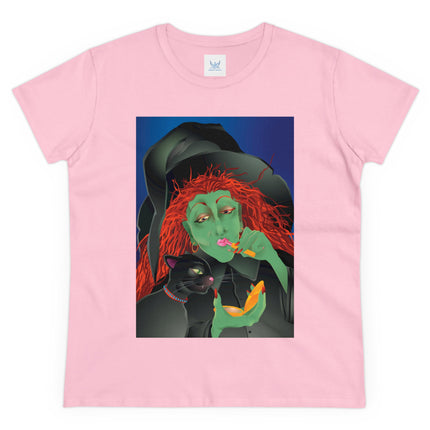 Mirror, Mirror A Witch's Touch Women's Midweight Cotton Tee
