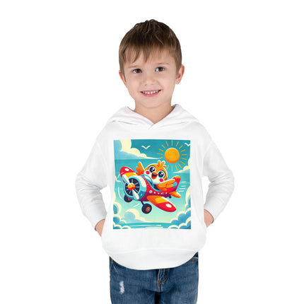 Joyful Bird Aviator Toddler Pullover Fleece Hoodie