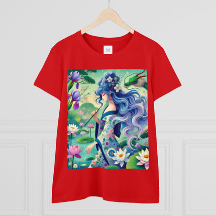 Fairy of the Koi Pond Cotton Tee