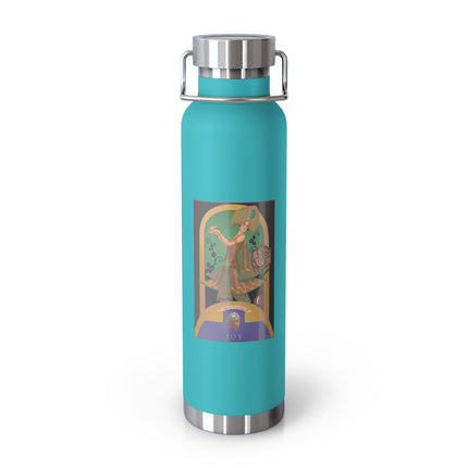 October & Opal, Tourmaline (from the Gem Series) by Sofia Chiostri Copper Vacuum Insulated Bottle, 22oz
