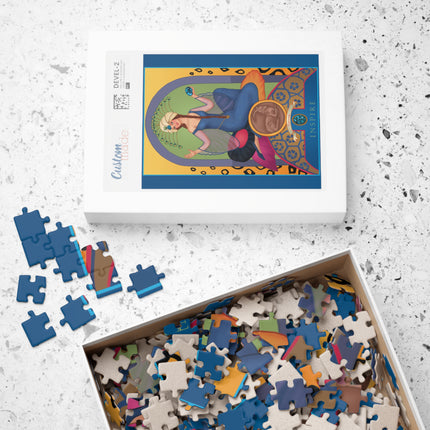 December & Tanzanite (from the Gem Series) by Sofia Chiostri Puzzle (110, 252, 500-Piece)