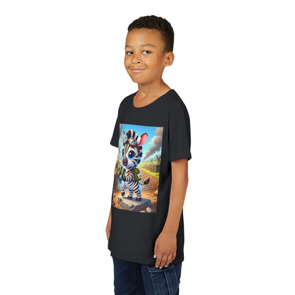 Zebra Lookout Youth Short Sleeve Tee